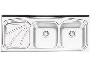 سینک ظرفشویی پرنیان استیل  1110 روکار / 10 سال گارانتی و نصب رایگان