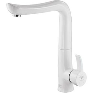 شیرآلات آویسا مدل لوتوس سفید کروم ست 4 تیکه دارای 5 سال گارانتی طلایی