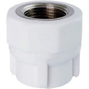 بوشن یکسر فلزی سفید 3/4*25