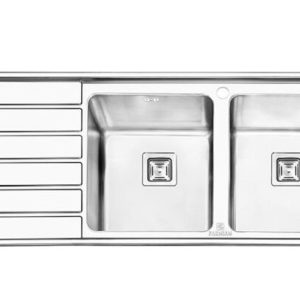 سینک ظرفشویی پرنیان مدل 1214 توکار / دارای 10 سال گارانتی و نصب رایگان