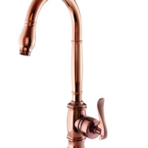 شیرآلات آویسا مدل بامبو رزگلد براق ست 4 تیکه دارای 5 سال گارانتی طلایی