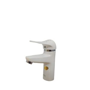 شیرآلات آویسا مدل آریا سفید کروم ست 4 تیکه دارای 5 سال گارانتی طلایی