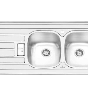 سینک ظرفشویی پرنیان استیل 1101 روکار / دارای 10 سال گارانتی و نصب رایگان