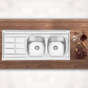 سینک ظرفشویی پرنیان مدل 1109 روکار / دارای 10 سال گارانتی و نصب رایگان