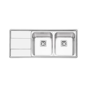 سینک ظرفشویی پرنیان مدل 1215 توکار / دارای 10 سال گارانتی و نصب رایگان