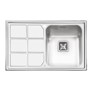 سینک ظرفشویی پرنیان مدل 1218 توکار / دارای 10 سال گارانتی و نصب رایگان