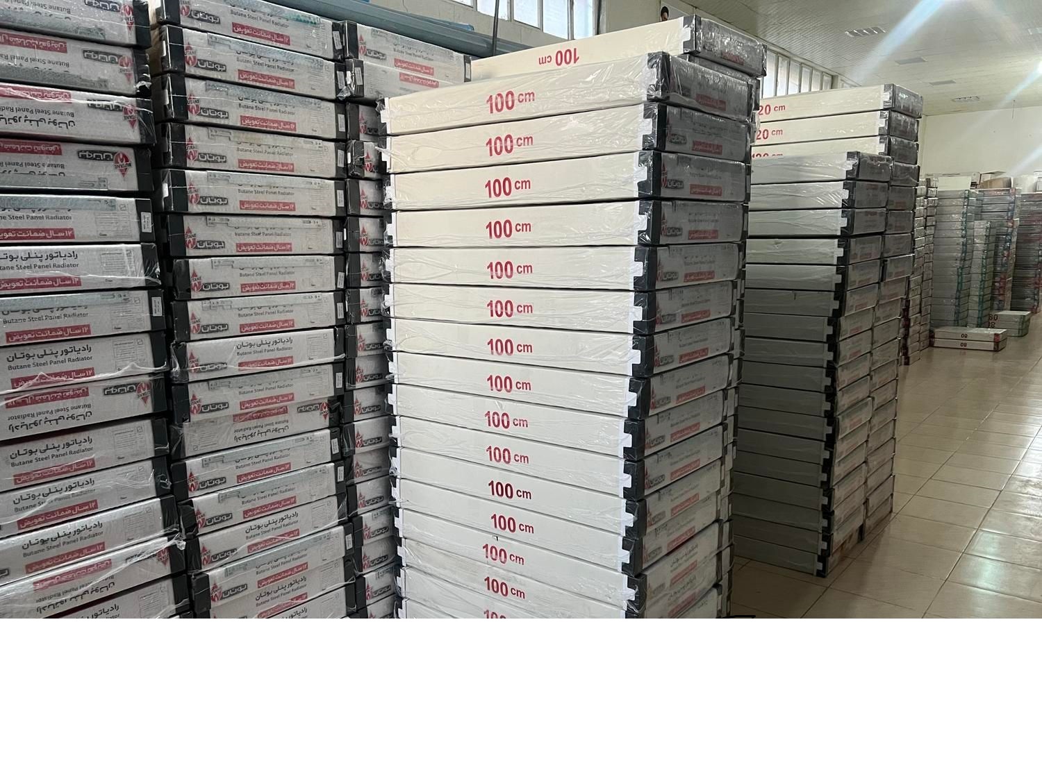 رادیاتور پنلی بوتان مدل 100 سانتی متری پرتوان با 12 سال گارانتی / مناسب فضای 12 تا 15 متری - Image 6